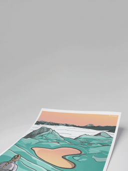 Mockup poster Lac du Montagnon