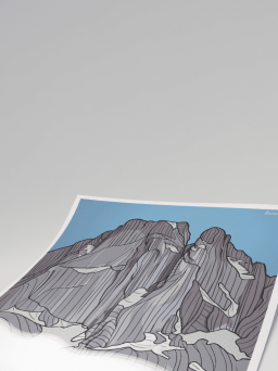 Mockup poster Pic du Midi d'Ossau