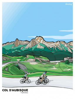 Affiche Col d'Aubisque