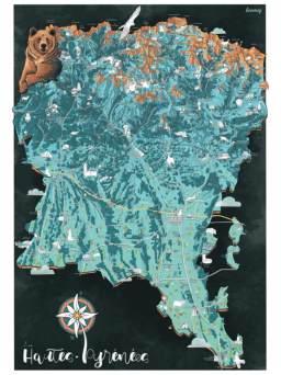 Carte des Hautes-Pyrénées