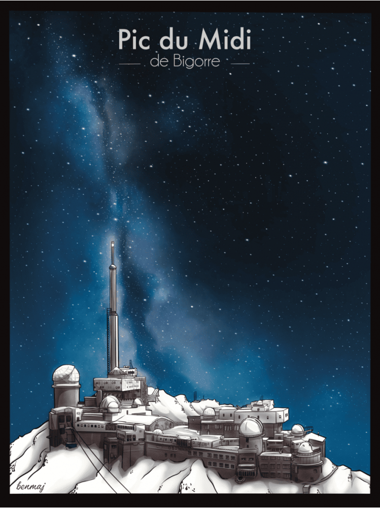Pic du Midi de Bigorre (Nuit d’hiver)